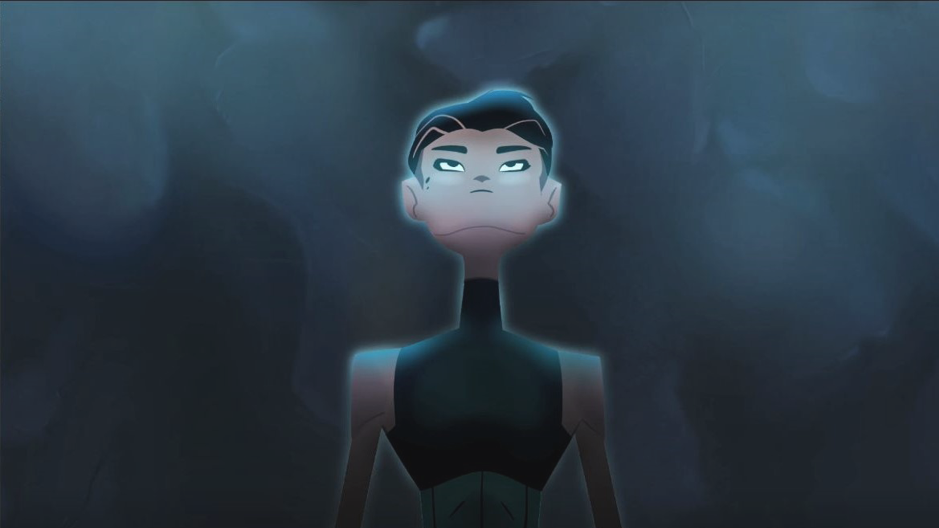 Mouse from The Duke's Game stares up looking serious.